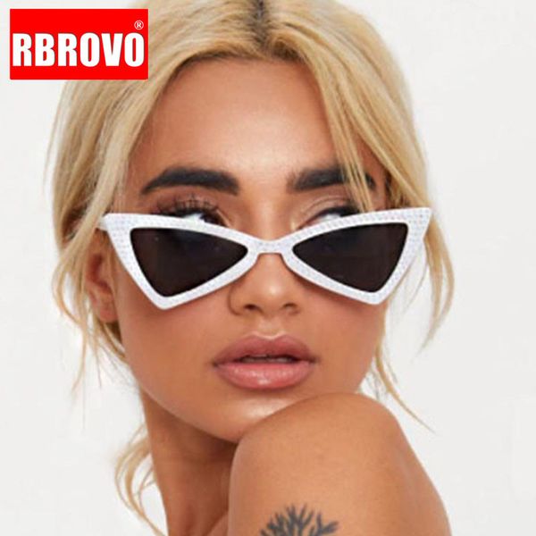 

rbrovo 2019 fashion triangle sunglasses women crystal ocean lens classic vintage glasses outdoor oculos de sol masculino uv400