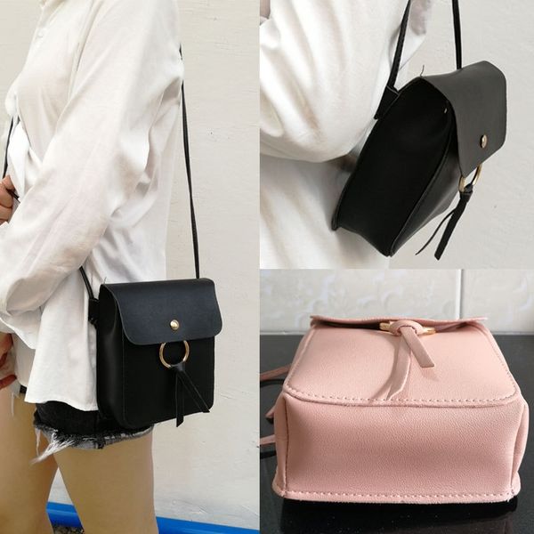 

shoulder women's shoulder small 2019 new fashion tassel classic mini mobile phone change messenger bag small bag