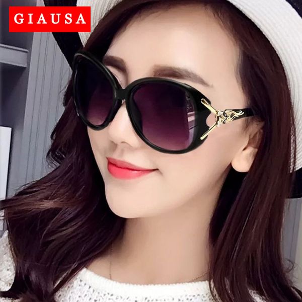 

2020 polarized brand designer sunglasses women oval oversized sunglasses retro anti-glare driver's sun glasses shades for women, White;black