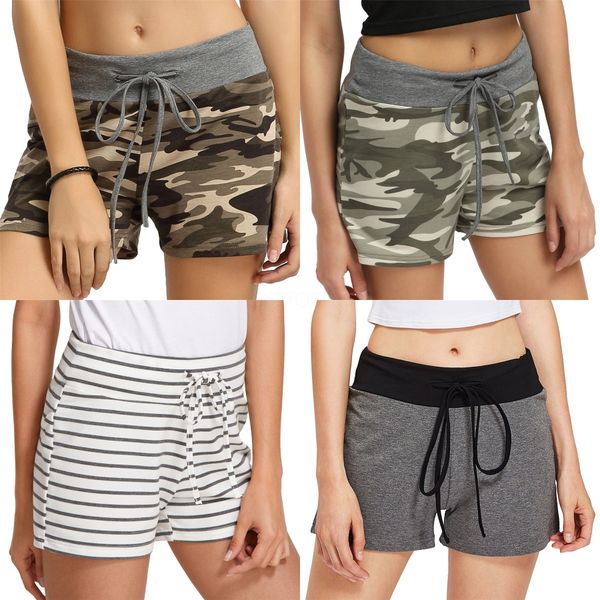 

borntogirl casual high waist loose shorts for women black white pink green brownkhaki shorts#8031, White;black