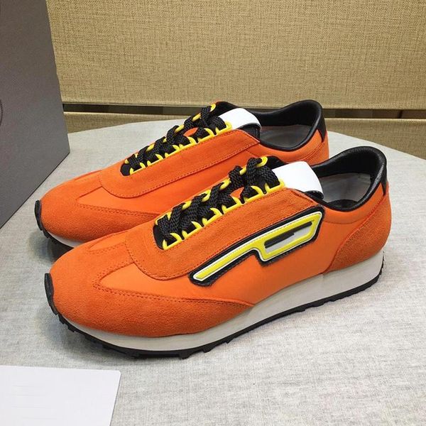 

new arrival suede and nylon sneakers men 's shoes comfortable footwears breathable casual lace -up men shoes chunky sneakers drop ship, Black