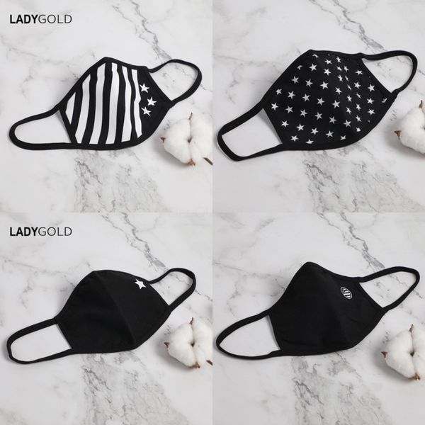 

ot creative new ot ligt fiber luminous mask bar birtday party mask sipping#995, Black