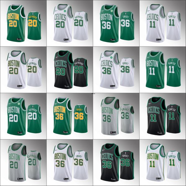 

мужчины s bostonceltic баскетбол джерси гордон хейворд маркус смарт кантер 2019-20 трикотажные изделия, Black