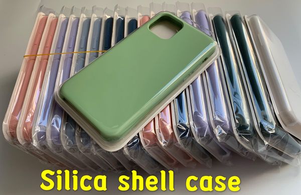 

silicone case official liquid solid silicone gel rubber shockproof phone case cover for apple iphone xs max xr x 8 plus 7 6s with ret ldwpkz