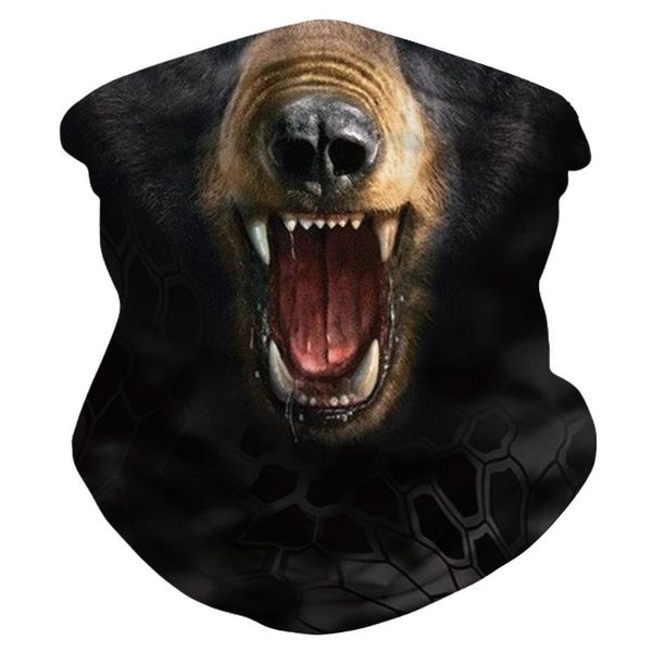 

2pcs motorcycle cycling face cover riding neck gaiter outdoor sports uv protection headbands bandana dustproof halloween party, Black