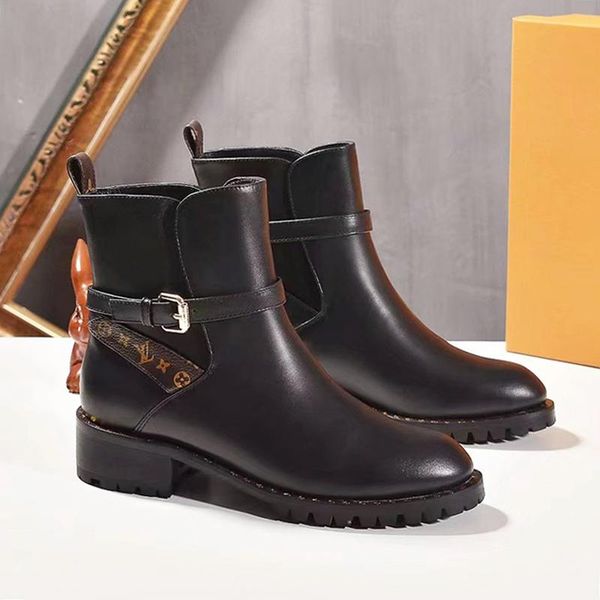 

women shoes fashion ankle boots chaussures de femme discovery ankle boot fast delivery luxury design leather womens shoes casual with box
