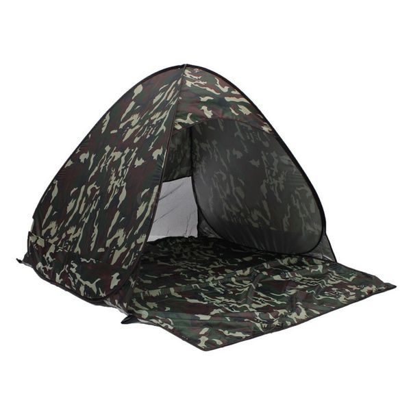

tents and shelters outdoor 2-3 person automatic waterproof camouflage camping hiking family tent