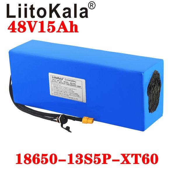 

liitokala 48v battery 48v 15ah 13s5p 18650 lithium ion battery pack 48v 15ah electric bike battery for 500w 750w 1000w motor