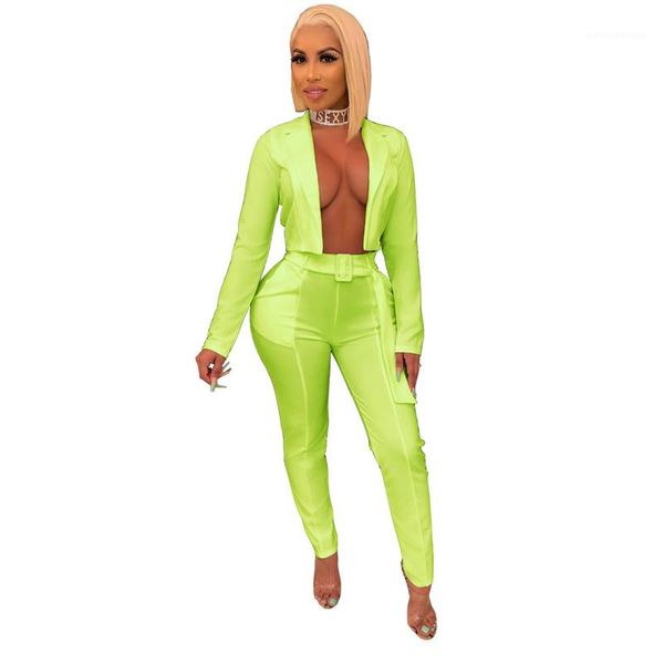 

set natural color two piece pants fashion long sleeve short blouses long pants women blouses, White