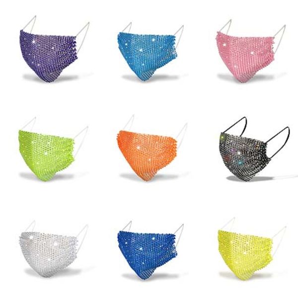 

сша stock rhinestone bling партия маска hollow кристалл партия masquerade маска для лица veil ювелирных изделий rhinestone моды партии маски