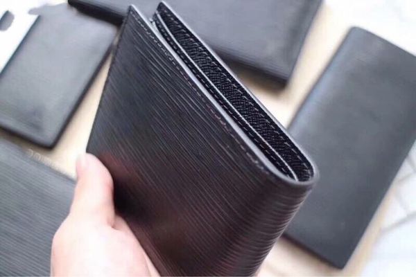

delivery2020 fashion crisscross bag water wave pattern short zipper wallet boutique pocket wallet change folder letter decor, Red;black