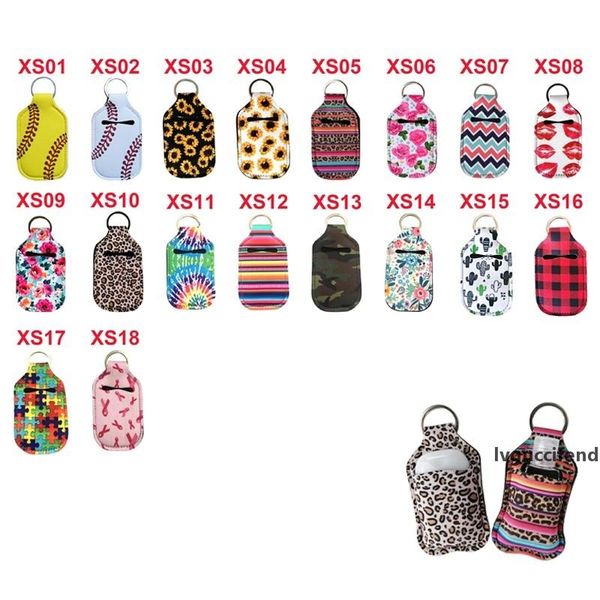 

new styles sanitizer holder neoprene fluid hand washing bottle bottle baseball perfume bottle bag wholesale lx2810