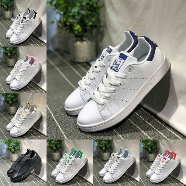 

sale originals stan smith shoes women men casual leather superstars skateboard punching white black green blue sports outdoor shoes