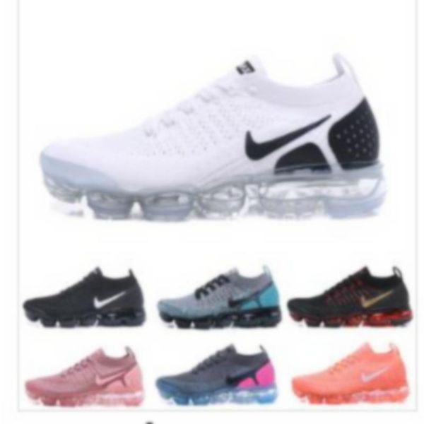 

2020 vapÃ²rs 2018 2.0 rainbow air designers be true woman shocks black white fly knitting sports sneakers max 2 men trainers running shoes