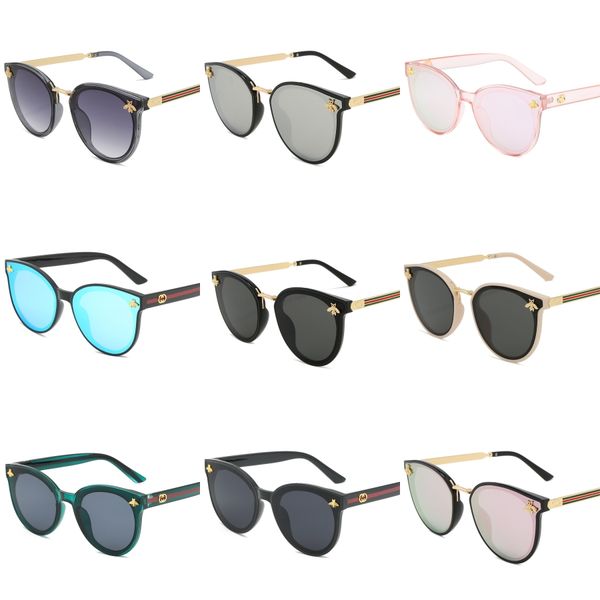 

popular sunglasses for men women black frame blue colorful lens outdoor fashion sun glasses with#671, White;black