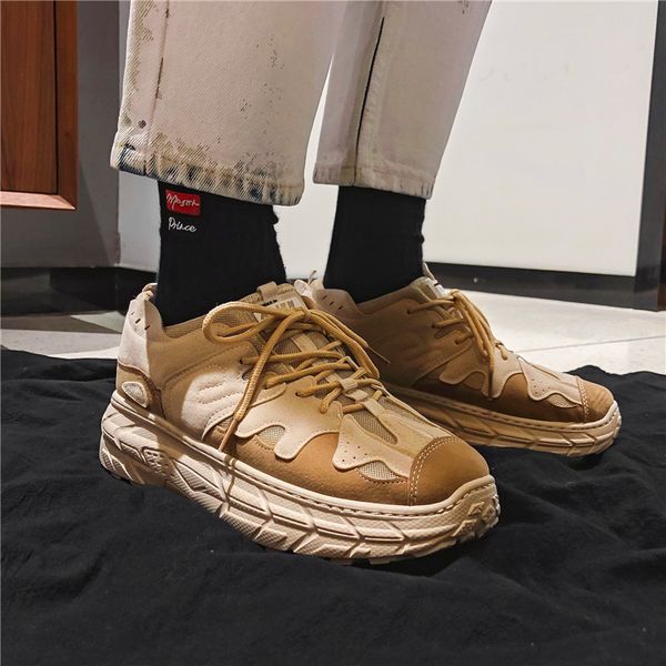 

high-quality lace-up men's outdoor running shoes breathable sports shoes non-slip comfortable mesh casual shoes chaussure homme