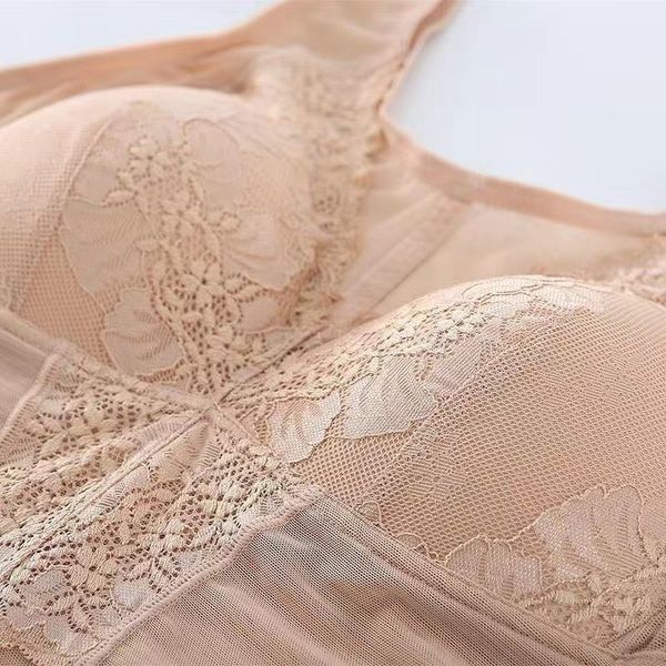 

oxm4w корректирующее верхний живот закрывающий мягкий и удобный дышащий приталенный сетки кружева бюстгальтер белье собравшись белье женщин, Black;brown