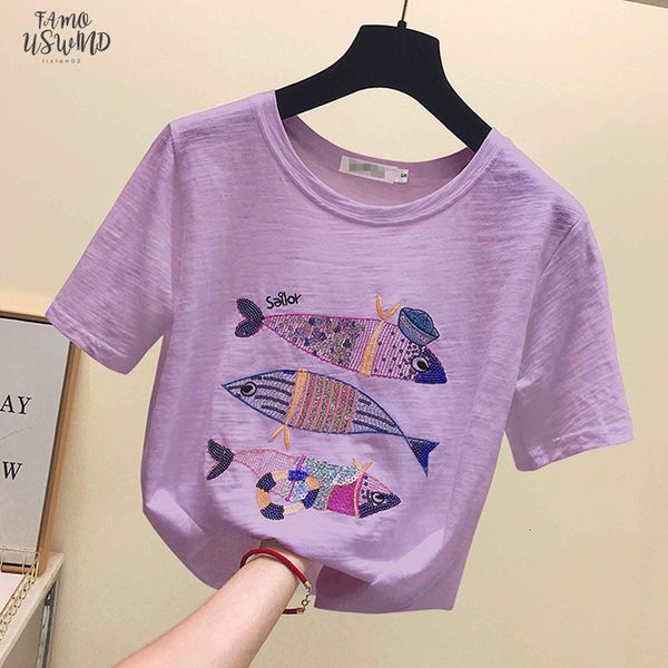 

summer funny embroidery t shirt women 2020 casual animal women loose short sleeve cotton tshirt female harajuku white