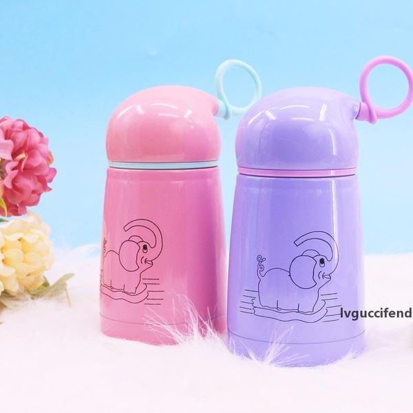 

children desiger water bottles big belly stainless steel mug cartoon printed animal insulation cup advertising gift cup 7