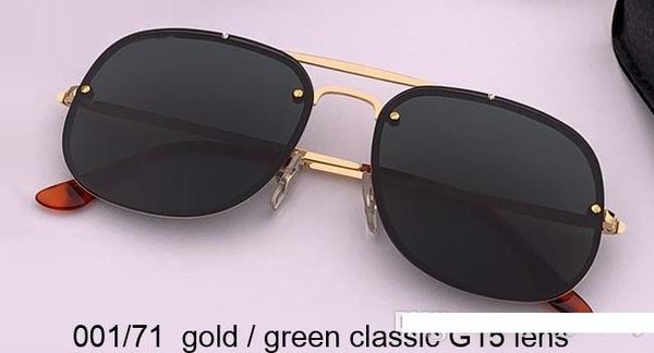 

2020c retro aviation reflective sunglasses man woman designer blaze sun glasses metal frame eyewear with box oculos de sol rd3583 gafas, White;black