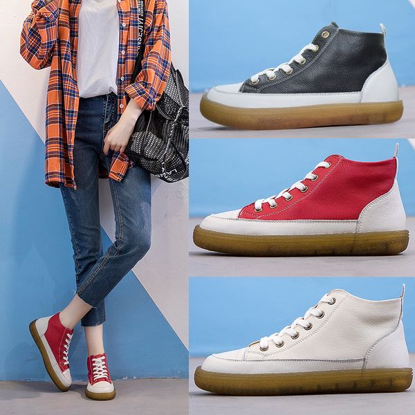 

35-43 plus size women shoes lace up lady canvas shoes sneaker mix colour z17, Black