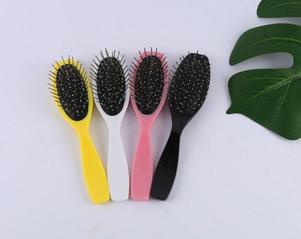 

plastic steel tooth wig comb pet comb scalp massage combs brush, Silver