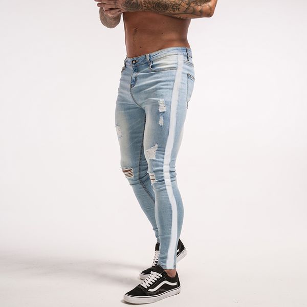 

skinny jeans for men tape designer distressed stretch jeans online sale brand blue skinny ripped slim fit for guys