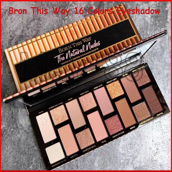 

2020 16 colors born this way eye shadow the natural nude luminous eye shadow shimmer matte eyeshadow