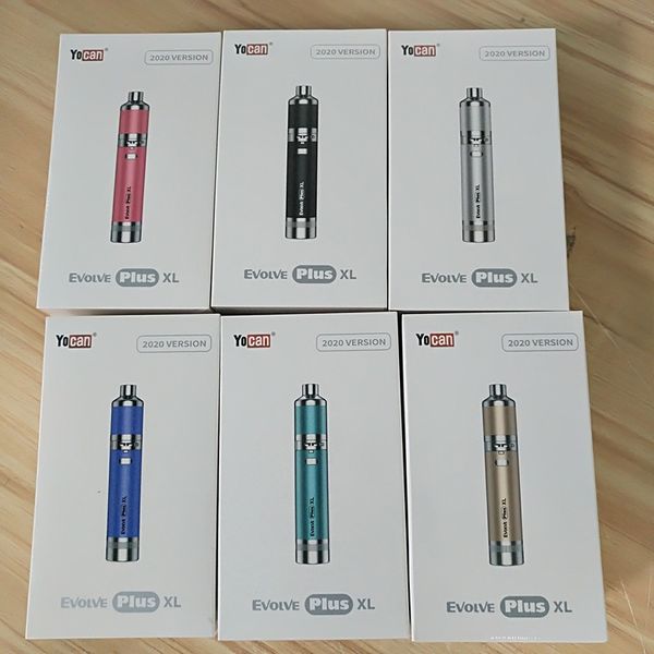 

2020 версия ты можешь развиваться плюс XL даб воск испаритель Vape ручка аккумулятор 1400mah с силиконовой банкой квад кварцевый стержень катушки