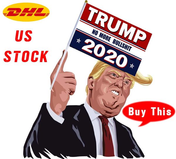 

сша stock! 2020 дональд трамп 8 стиль флаги малый президент флаг выборы ручной козырем стик баннер keep america great для украшения дома
