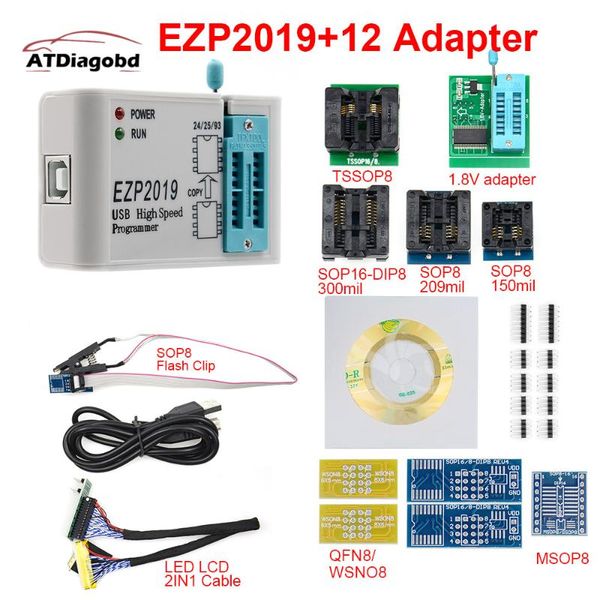 

new ezp2020 high-speed usb spi programmer better than support 32m flash 24 25 93 eeprom 25 flash bios win7 &8 ezp 201019
