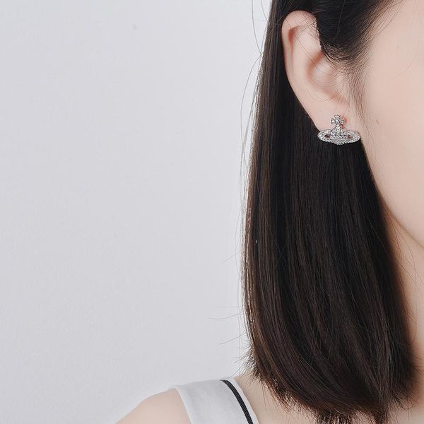 

women rhinestone satellite stud earrings bling bling plant rhinestone earring for gift party famous jewelry accessory