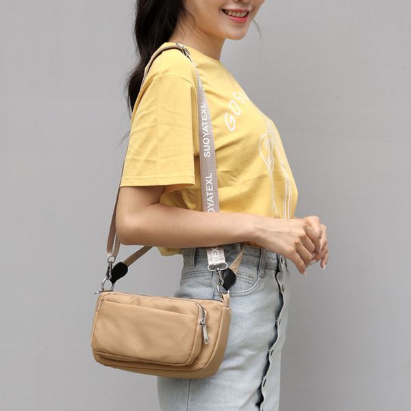 

casual nylon bag 2020 women's bag light waterproof shoulder portable female messenger durable mobile phone sale