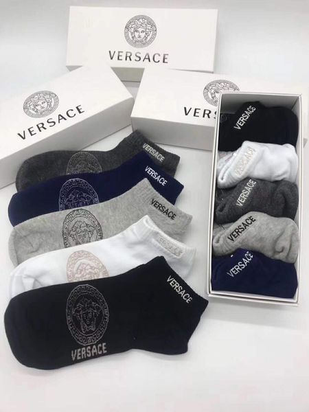 

20ss summer mens women yellow color short sock cutton blend comfortable teenagers socks active socks mens underwear, Black