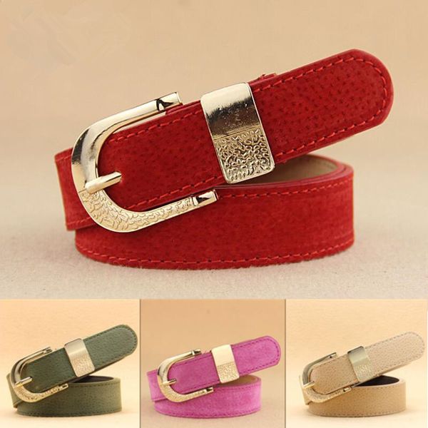 

new fashion women leather belt luxury design elegant waistband for women jeans metal pin buckle belts female accessories, Black;brown