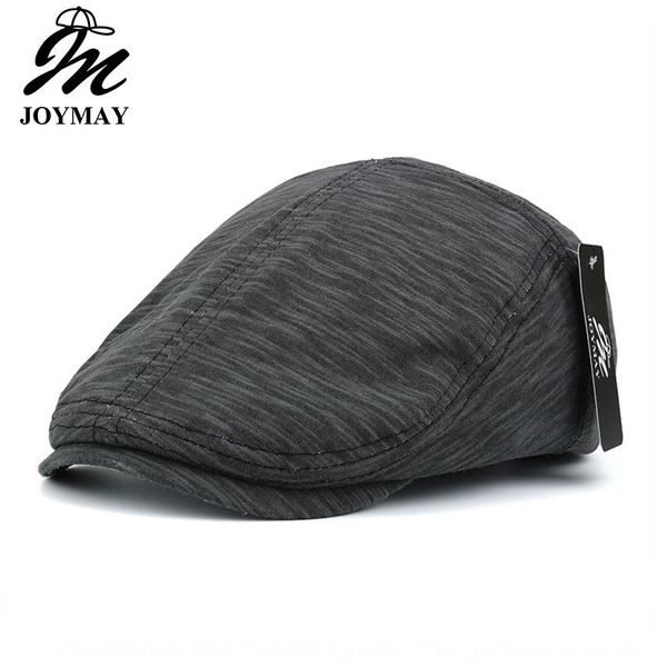 

summer new polyester cotton transverse men's cap men's casual painter's hat beret painter hat sunshade beret y030, Blue;gray