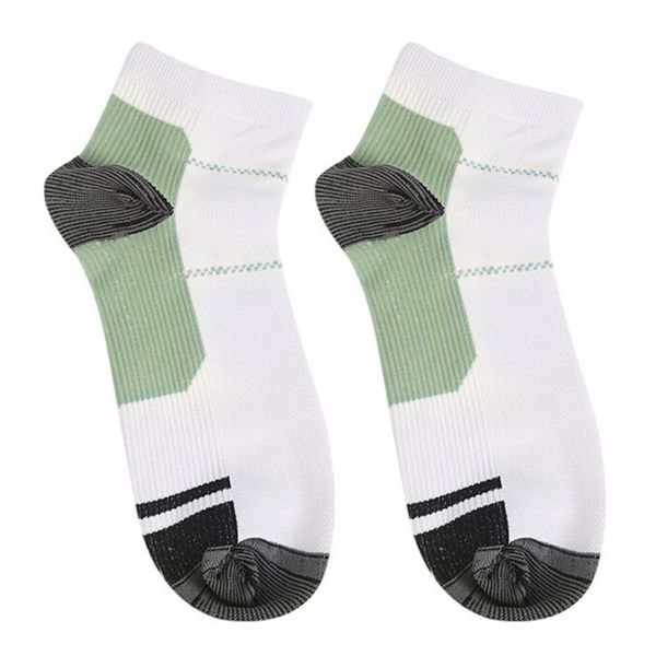 

1 pair men sports running full finger toe socks mesh patchwork casual short socks pain cushion multi-color new1, Black