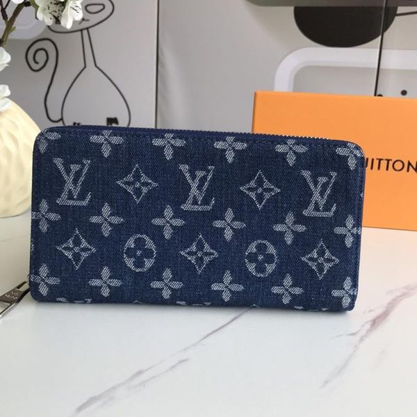 

luxury designer womens long wallets handbag ladies money coin pocket zipper vintage style wallet purses card holder purse portefeuille