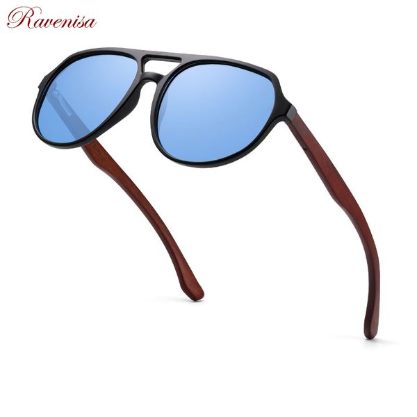 

wood brand designer sunglasses fashionable sun glasses polarized aviation uv400 for women classic driver men, White;black