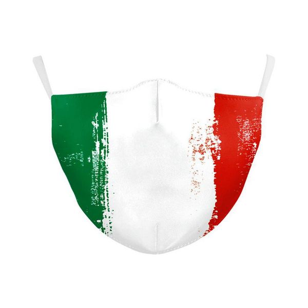 

forza italy spain flag print mask keep fighting face masks fabric protective pm25 reusable mask proof washable childrens garden2010 zc