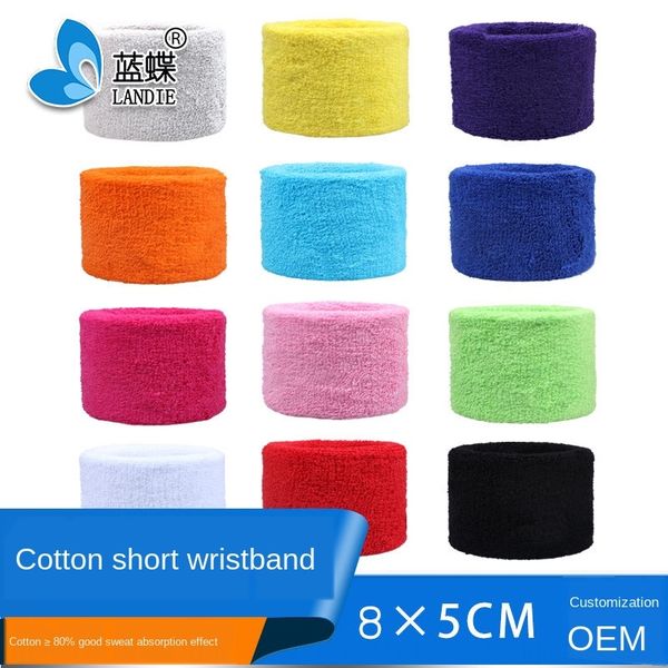 

cuhxe cotton sports towel strapwrist strap wrist strapwristb men's and women's short sweat-absorbing towel wristband wrist-protect, Black;red