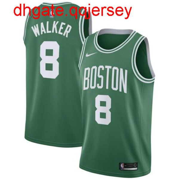

emba walker #8 men's official player jersey vest stitched basketball jerseys, Gray