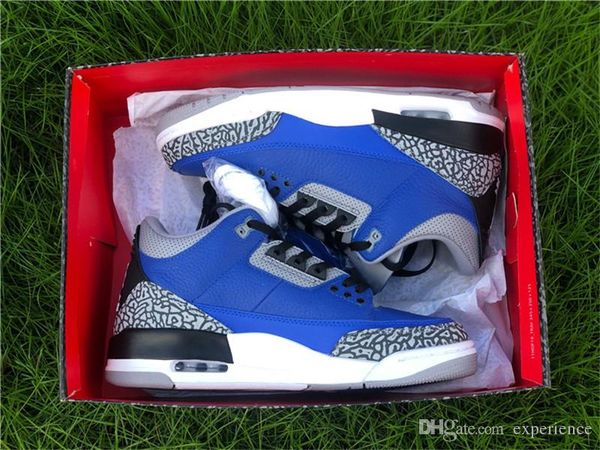 

2020 authentic 3 varsity royal cement 3s dj khaled another one we the grey mens basketball shoes outdoor sneakers ct8532-400 with box