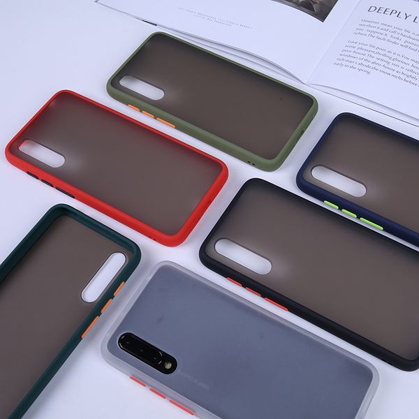 

anti-knock shockproof armor case for samsung galaxy a9 2018 a7 a8 plus s5 j7 neo a10s a40s j4 j8 j6 matte case protective cover