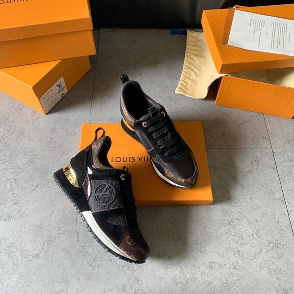 

new29 luxury ladies casual shoes fashion trend personality sports shoes outdoor comfortable women's shoes original box packaging, Black