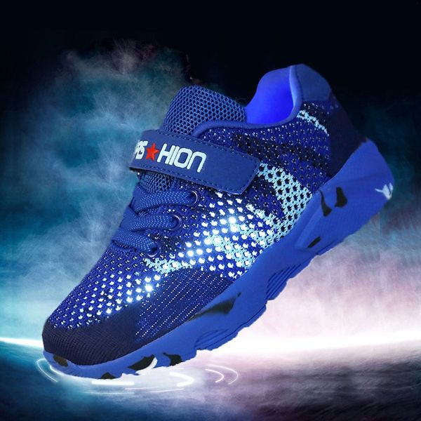 

4hnay boys' sports mesh breathable sneakers children's children's men's soft sole children'straining shoes boys&#03, Black