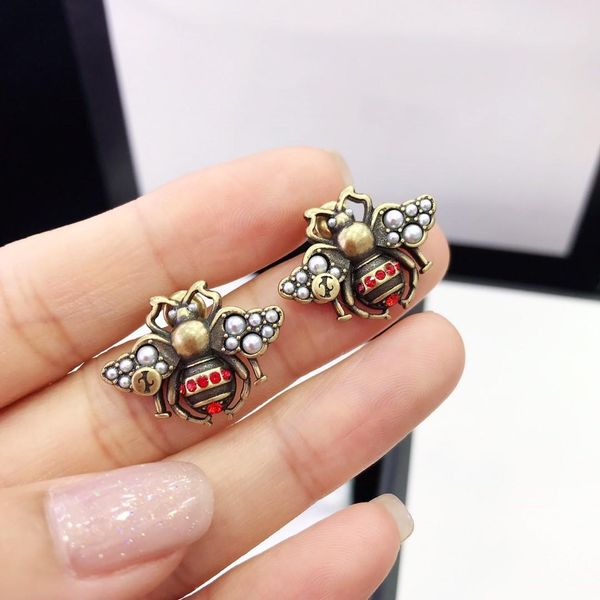 

new retro little bee fashion personality earrings jewelry women earrings, Golden
