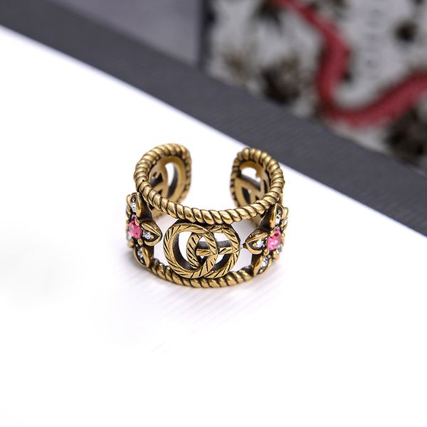 

g family 2020 new ring female ins fashion niche design simple personality opening adjustable advanced sense band rings, Silver