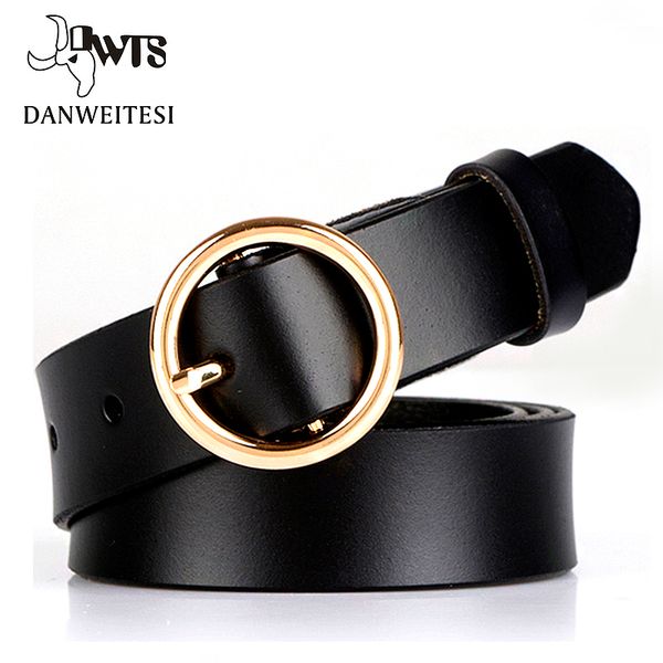 

[dwts]leather belts for women luxury designer brand belt female buckle ladies belts strap students belts for women cx200722, Black;brown