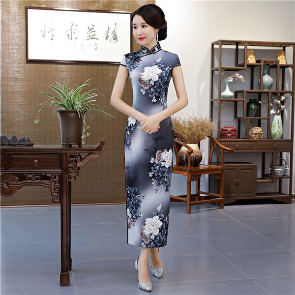 

гоѬа пѬодажа женина ђѬожай леганного cheongsam длинн пеаи аланой qipao нега, Red